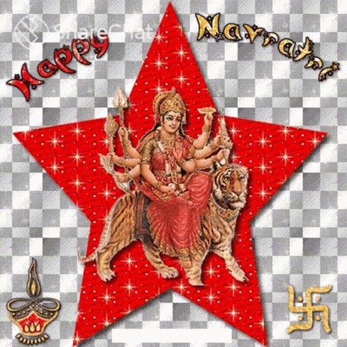 Happy Navratri Maa Durga GIF