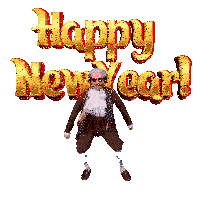 Happy New Year Benjammins Sticker