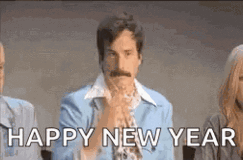 Happy New Year Confetti GIF