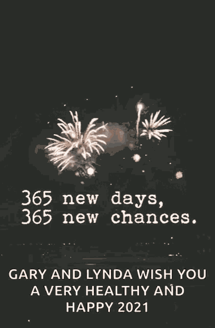 Happy New Year Fireworks GIF