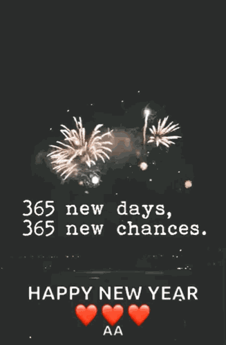 Happy New Year Fireworks GIF