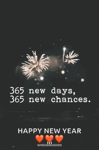 Happy New Year Fireworks GIF