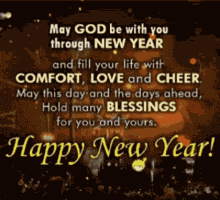 Happy New Year My Friend GIF