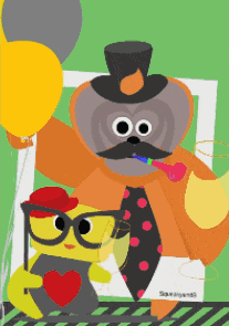 Happy New Year Squeakyandb GIF