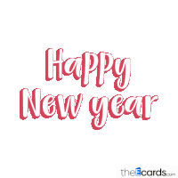 Happy New Year Theecards Sticker