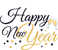 Happy New Year Winter Joy Sticker