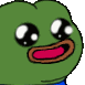 Happy Pepe Sticker