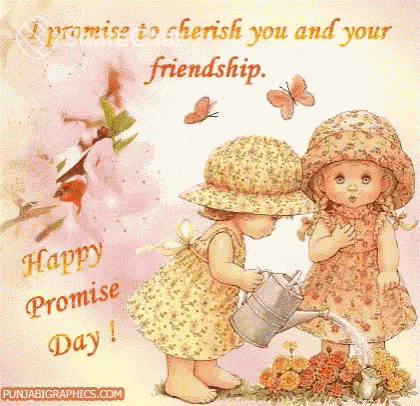 Happy Promise Day To Cherish You And Your Friendship GIF
