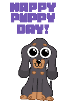 Happy Puppy Day Its Puppy Day Sticker