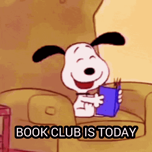 Happy Reading Peanuts GIF