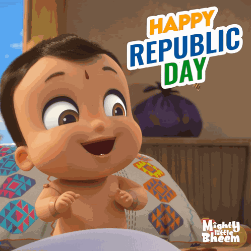 Happy Republic Day Bheem GIF