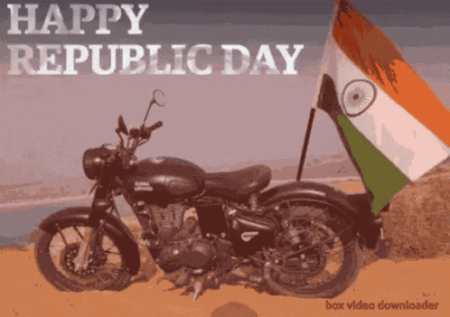 Happy Republic Day Royal Enfield GIF