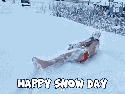 Happy Snow Day Winter GIF