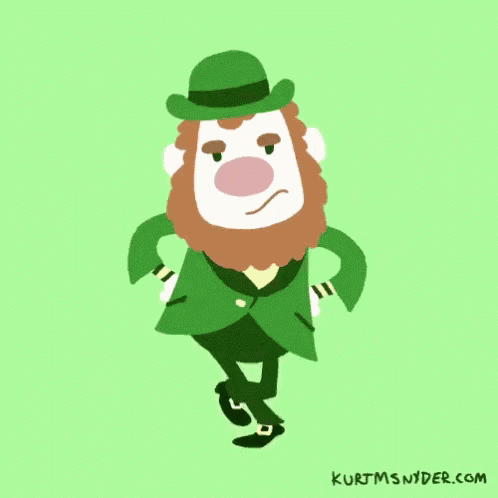 Happy St Patricks Day Leprechaun GIF