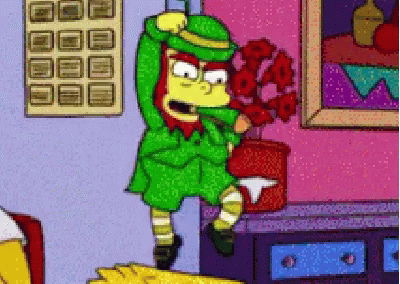 Happy St Patricks Day Simpsons GIF