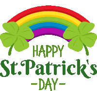 Happy St Patricks Day Spring Fling Sticker