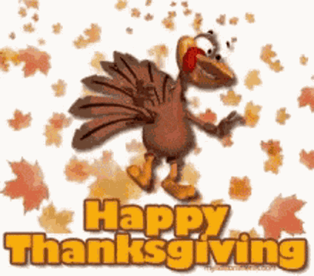 Happy Thankgiving Turkey GIF