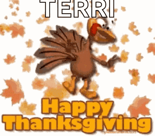 Happy Thankgiving Turkey GIF