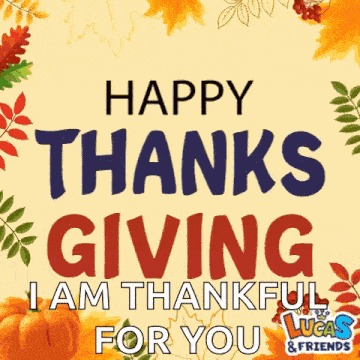 Happy Thanksgiving Blessings GIF