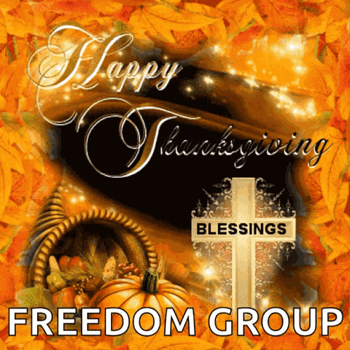 Happy Thanksgiving Blessings GIF
