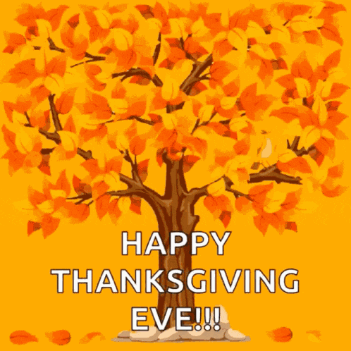 Happy Thanksgiving Eve GIF
