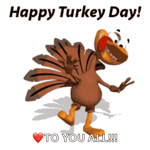 Happy Thanksgiving Happy Turkey Day GIF