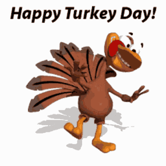 Happy Thanksgiving Happy Turkey Day GIF