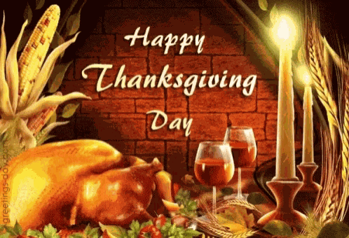 Happy Thanksgiving Happy Turkey Day GIF