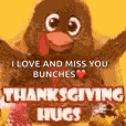 Happy Thanksgiving Hugs GIF
