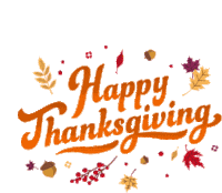 Happy Thanksgiving Sticker