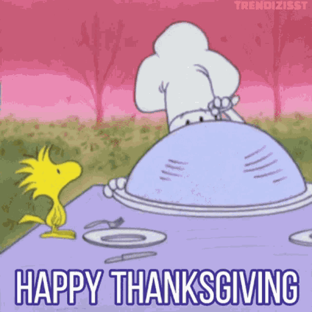 Happy Thanksgiving Snoopy GIF