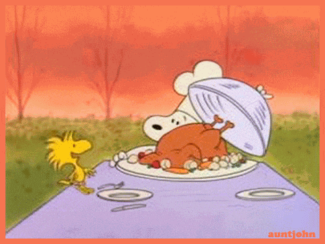 Happy Thanksgiving Snoopy Happy Thankgiving GIF