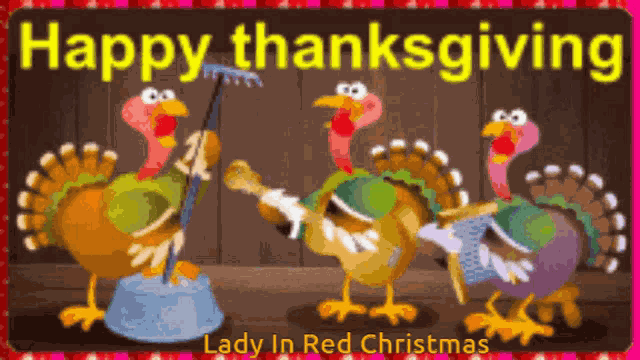 Happy Thanksgiving Turkey GIF