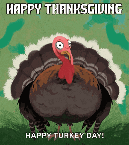 Happy Thanksgiving Turkey GIF