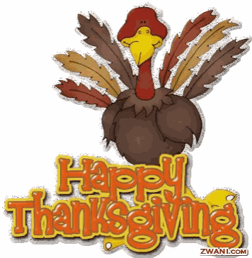 Happy Thanksgiving Turkey GIF