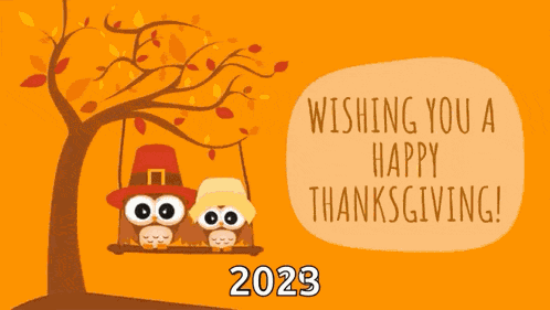 Happy Thanksgiving Wishing You GIF