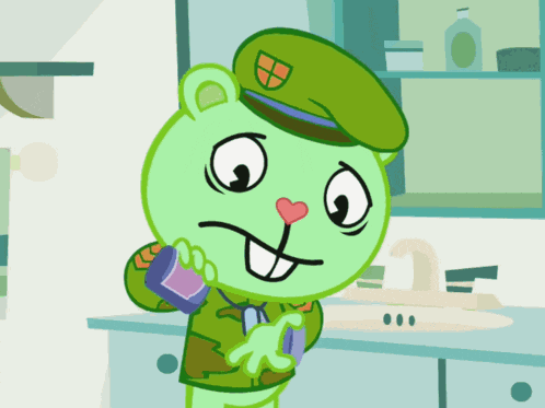 Happy Tree Friends Flippy GIF