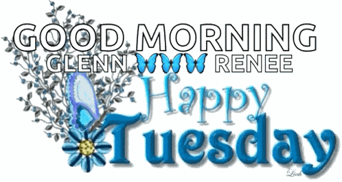 Happy Tuesday Butterfly GIF