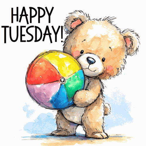 Happy Tuesday Weekday Greeting GIF