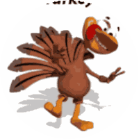 Happy Turkey Day Sticker