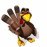 Happy Turkey Happy Thanksgiving GIF