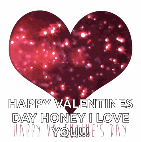 Happy Valentines Day Bling GIF