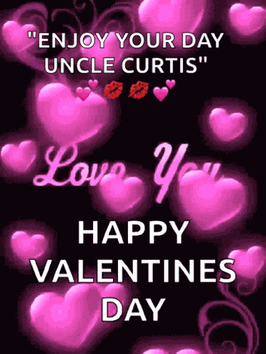Happy Valentines Day Hearts GIF