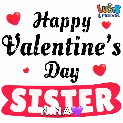 Happy Valentines Day Sister Happy Valentine S Day GIF