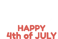 Happy4th Of July Ditut Sticker
