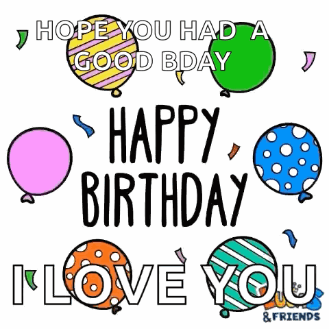 Happybirthday 생일 축하 GIF