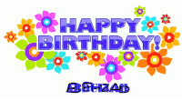 Happybirthday Behzad Sticker