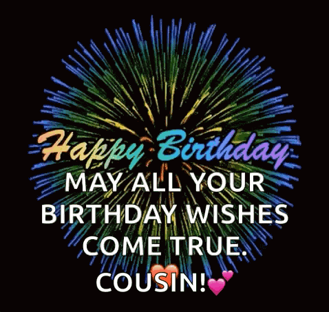 Happybirthday Fireworks GIF