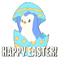 Happyeaster Pengu Sticker