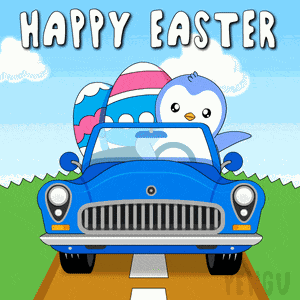Happyeaster Pengu GIF